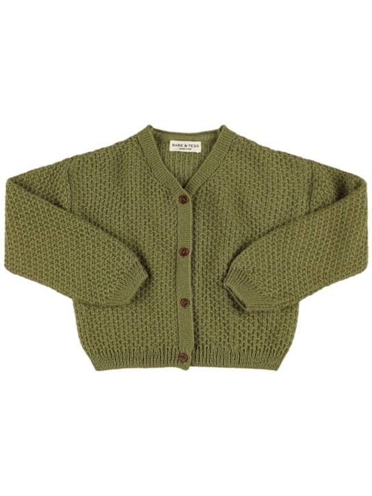 Babe & Tess: Cardigan en alpaga mélangé