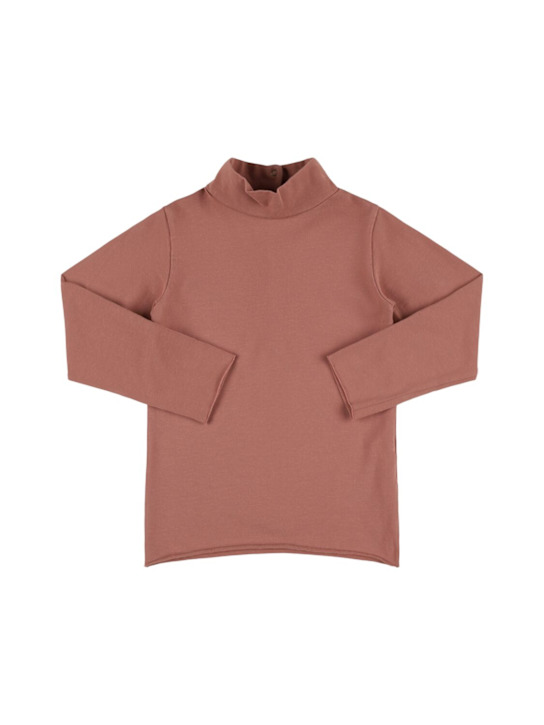 Babe & Tess - T-shirt manches longues en mélange de coton