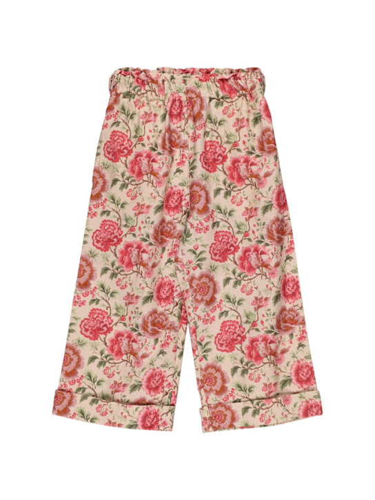Babe & Tess - Pantalon en coton imprimé fleuri
