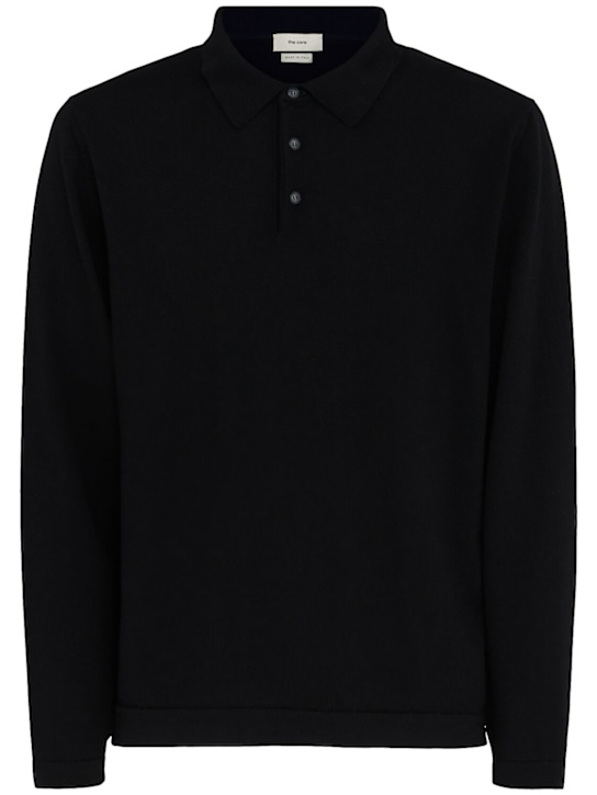 THE CORE - Lightweight wool knit polo