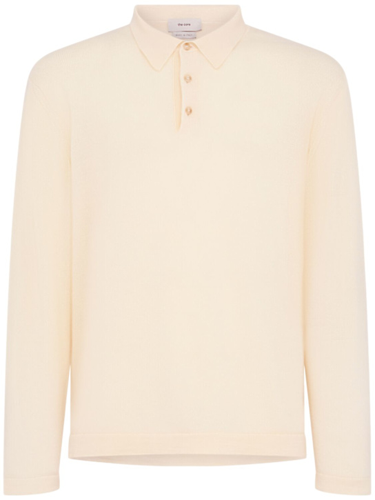 THE CORE - Lightweight wool knit polo