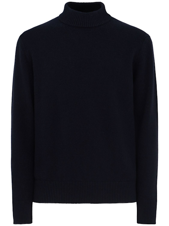 THE CORE - Wool knit funnel neck sweater