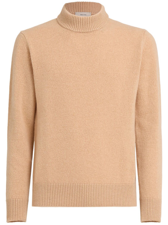 THE CORE - Wool knit funnel neck sweater