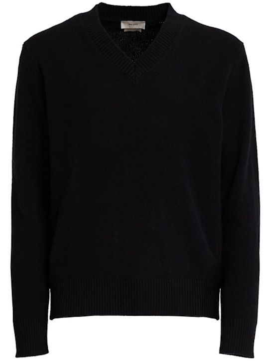 THE CORE - Wool knit V-neck sweater