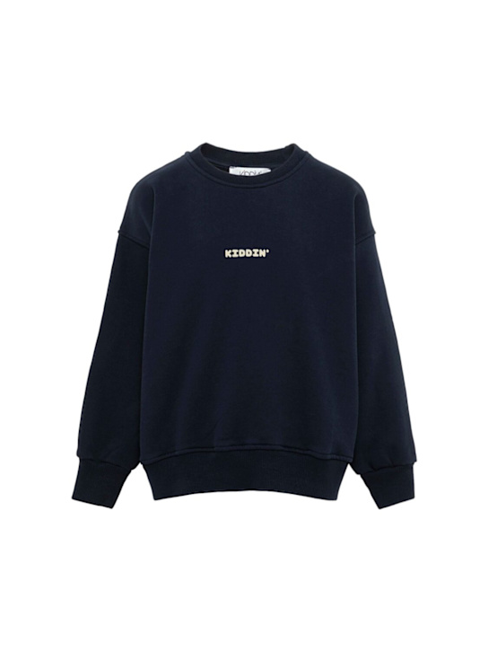 Kiddin - Sweat-shirt en coton à col rond