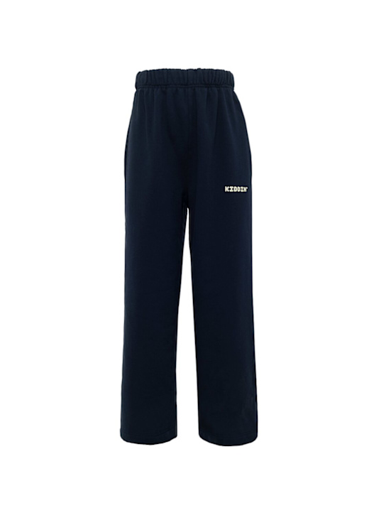 Kiddin - Logo cotton sweatpants
