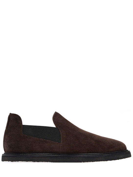 The Row - Parker Suede Loafers