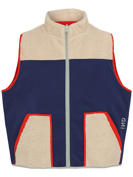 INDEE: Sleeveless teddy polyester top