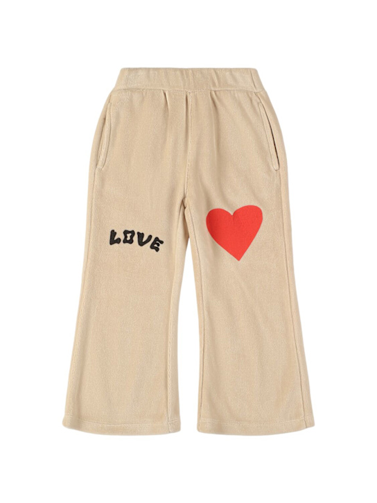 Jellymallow: Pantaloni in felpa di misto cotone con stampa