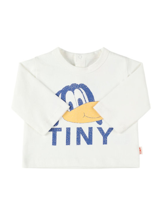 Tiny Cottons: T-Shirt aus Bio-Baumwolle mit Druck