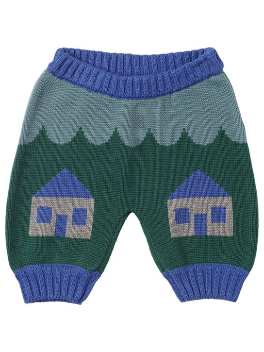 Tiny Cottons - Pantalon en maille de laine et coton