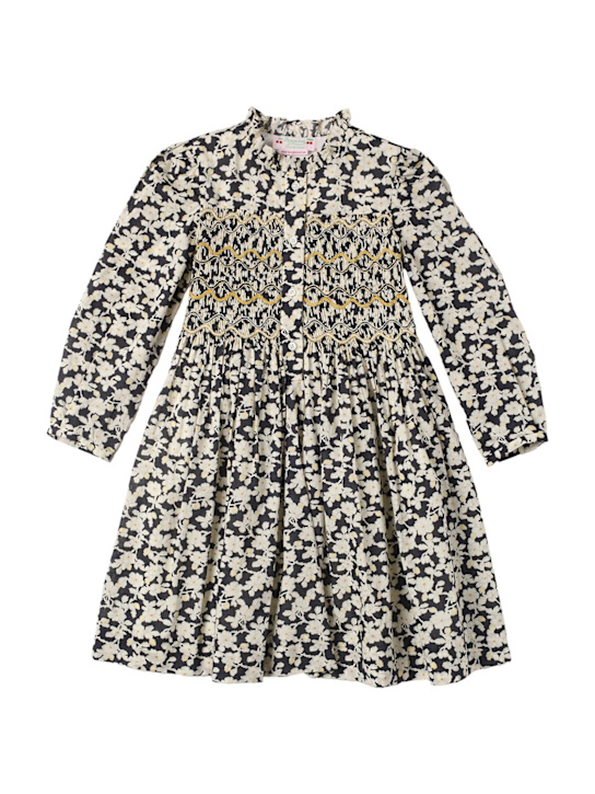 Bonpoint - Kleid aus Baumwolle mit Blumendruck