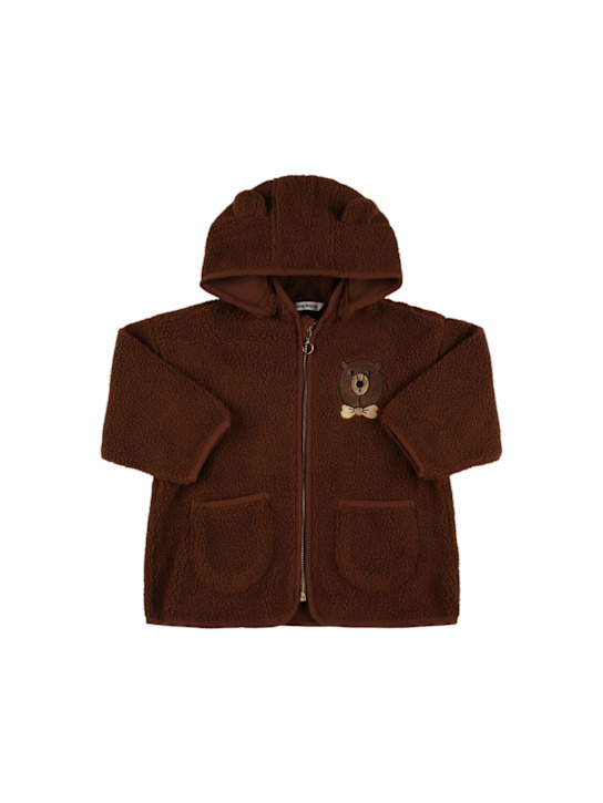 Mini Rodini - Giacca in teddy con cappuccio