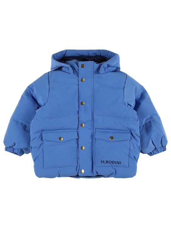 Mini Rodini - Gepolsterte Jacke aus Polymischung mit Kapuze