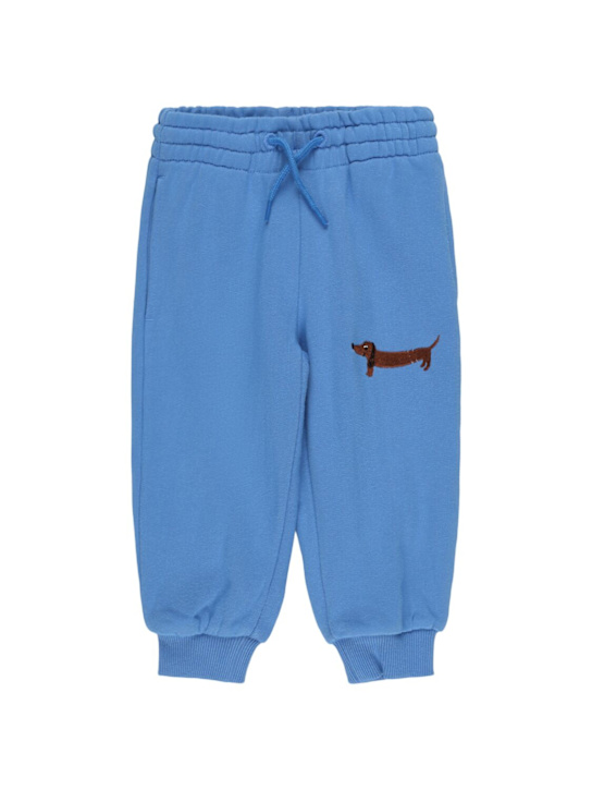 Mini Rodini - Pantalon de jogging coton bio broderie chien