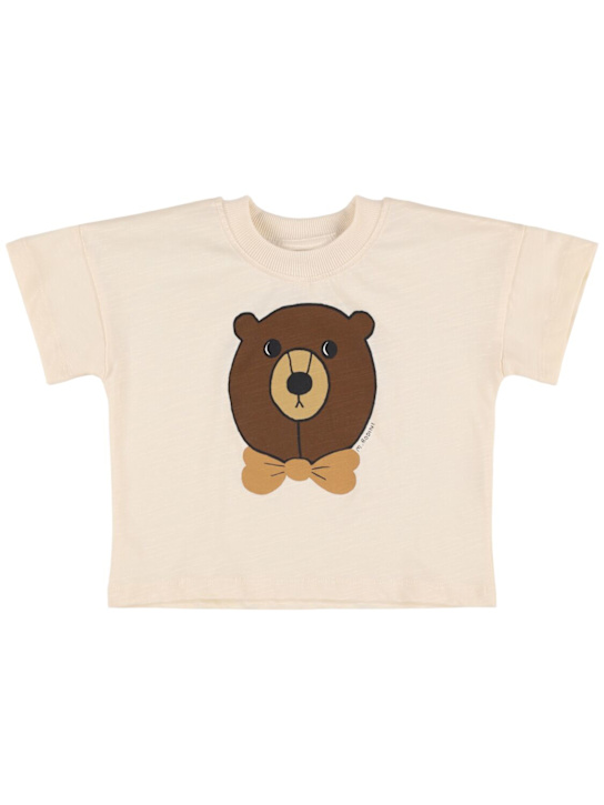 Mini Rodini - T-shirt en coton biologique imprimé ours