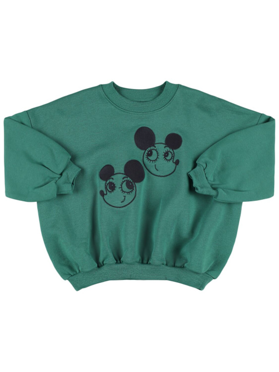 Mini Rodini - Sweat-shirt en coton biologique imprimé