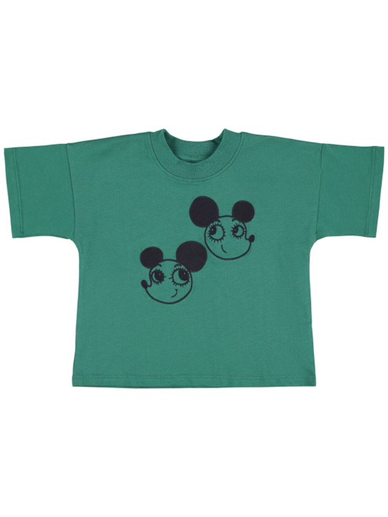 Mini Rodini - T-shirt en coton biologique imprimé