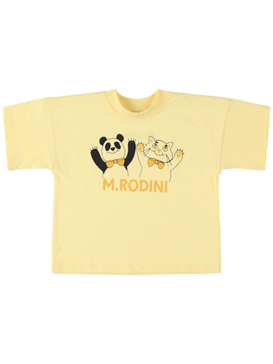 Mini Rodini - T-shirt en coton biologique imprimé