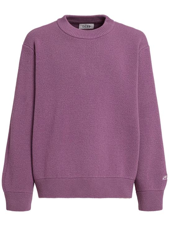 Lc23 - Pull col rond en mélange de laine