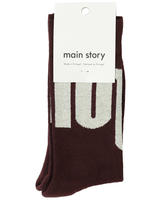 Main Story - Chaussettes longues en coton mélangé
