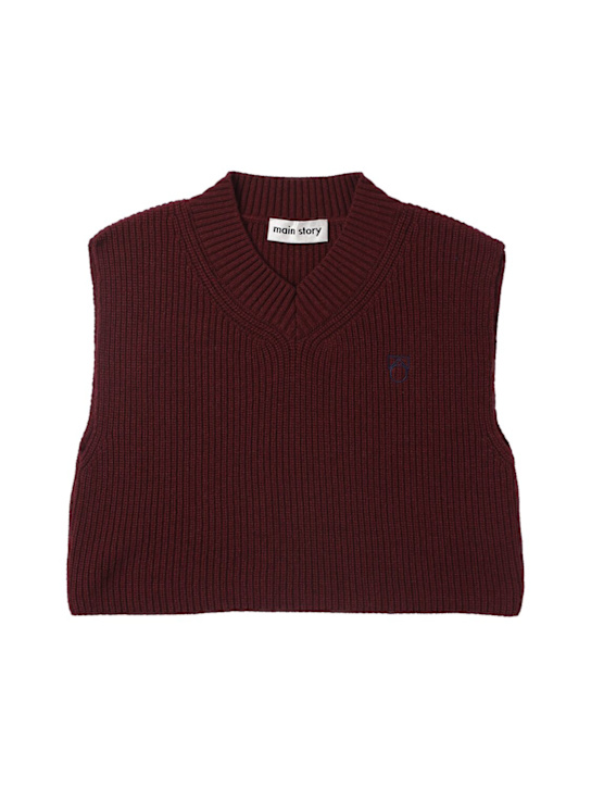 Main Story - Veste en maille de laine mélangée