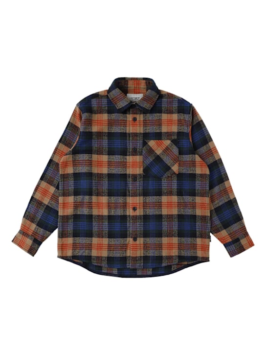 Carhartt WIP: Camicia Dern in misto lana check