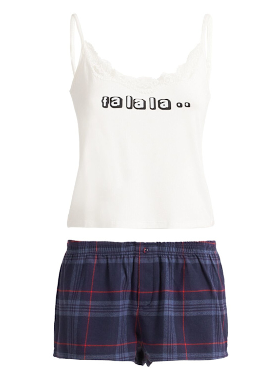 SKIMS: Tank top & shorts sleep set