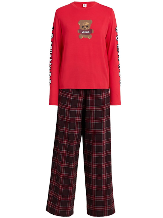 SKIMS: Long-sleeve top and pants set