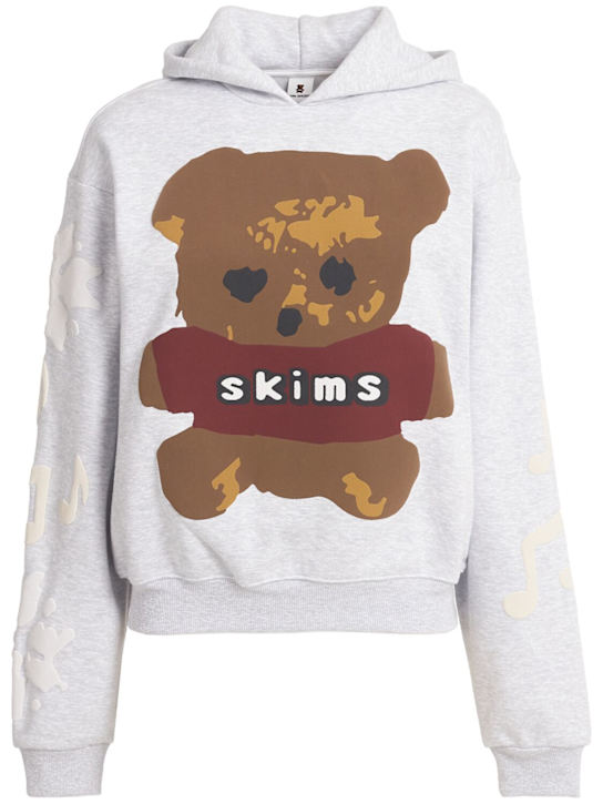 SKIMS: Felpa classica in misto cotone con cappuccio