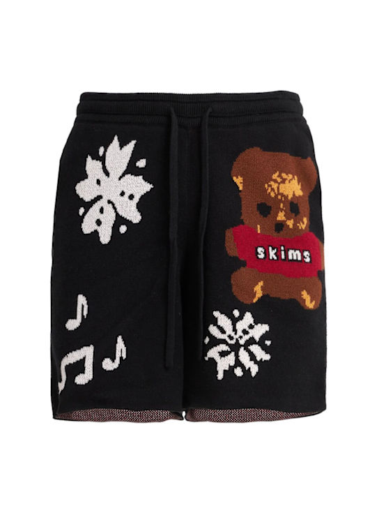 SKIMS - CPFM cotton & cashmere knit shorts