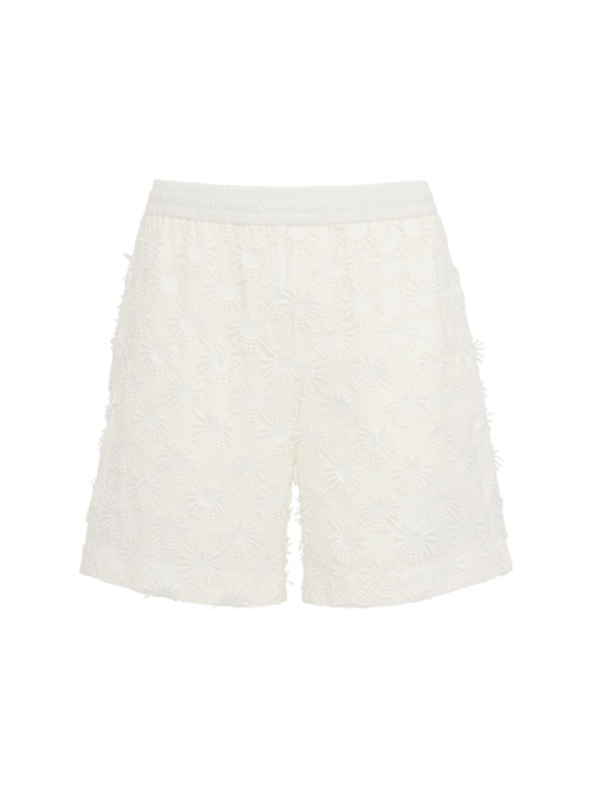 MSGM - Tech & cotton shorts