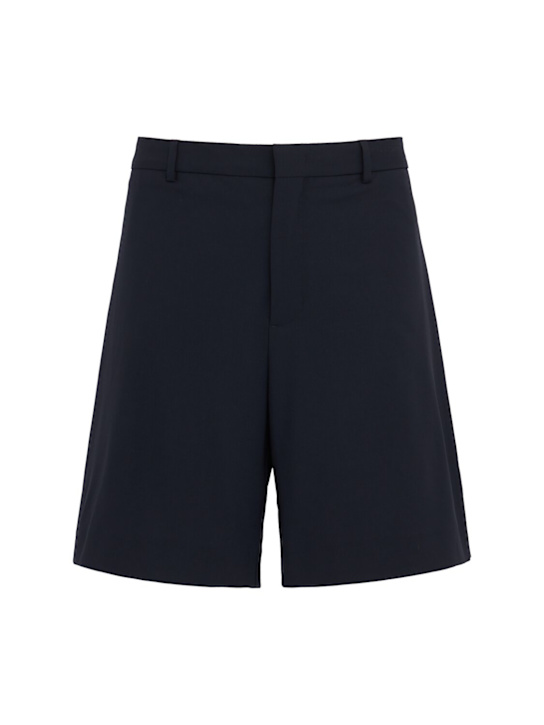 MSGM - Wool blend Bermuda shorts