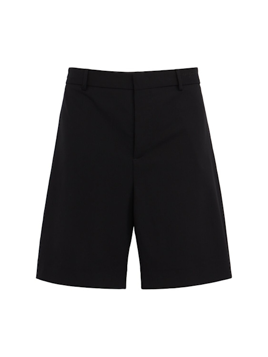 MSGM - Wool blend Bermuda shorts