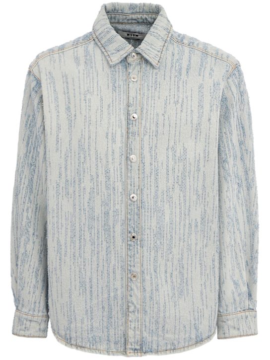 MSGM: Cotton denim shirt