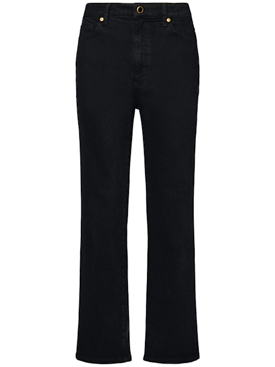 Khaite - Jean droit cropped taille haute Abigail