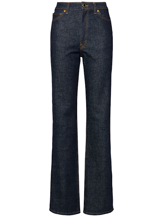 Khaite - Jean droit taille haute Danielle en denim