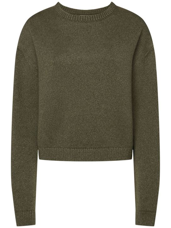 Khaite: Pull col rond Milo maille réfléchissante