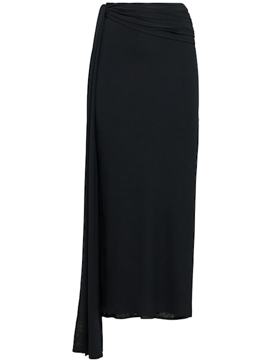 LAMA JOUNI - Jupe longue en jersey stretch