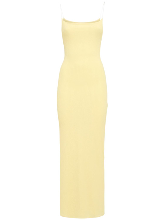 LAMA JOUNI - Robe longue bustier en viscose stretch