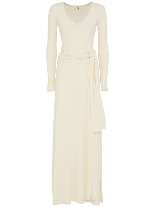LAMA JOUNI - Robe longue en jersey de viscose stretch