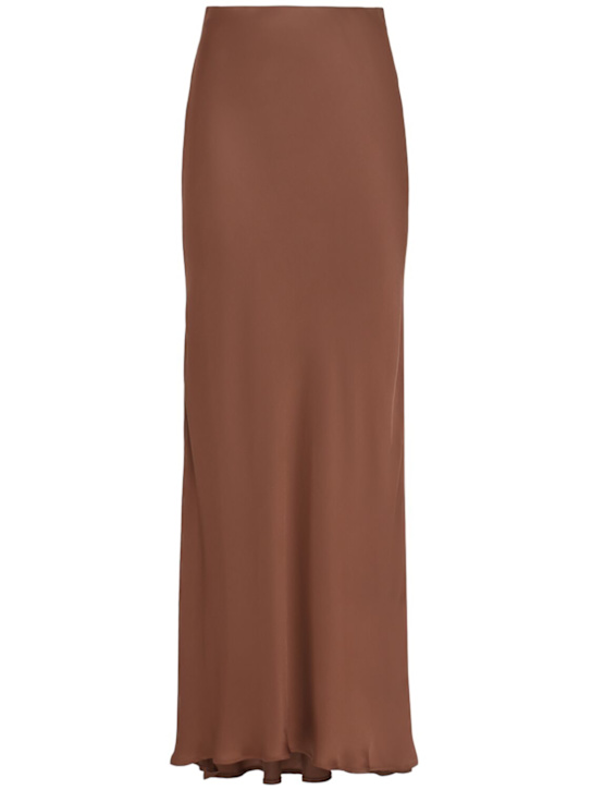 Annagreta - Jupe longue Maia en satin de viscose