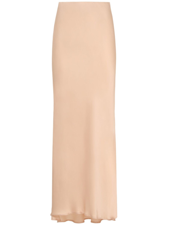 Annagreta - Jupe longue Maia en satin de viscose