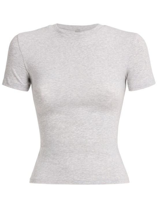 SKIMS: Cotton-blend jersey T-shirt