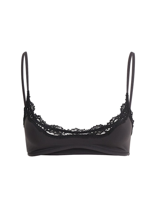 SKIMS - Fits everybody nylon bralette w/ lace