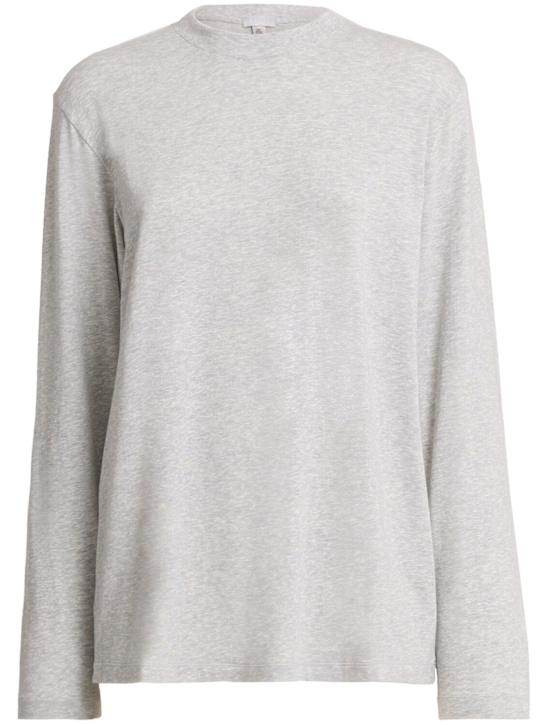 SKIMS - Long-sleeve cotton blend t-shirt