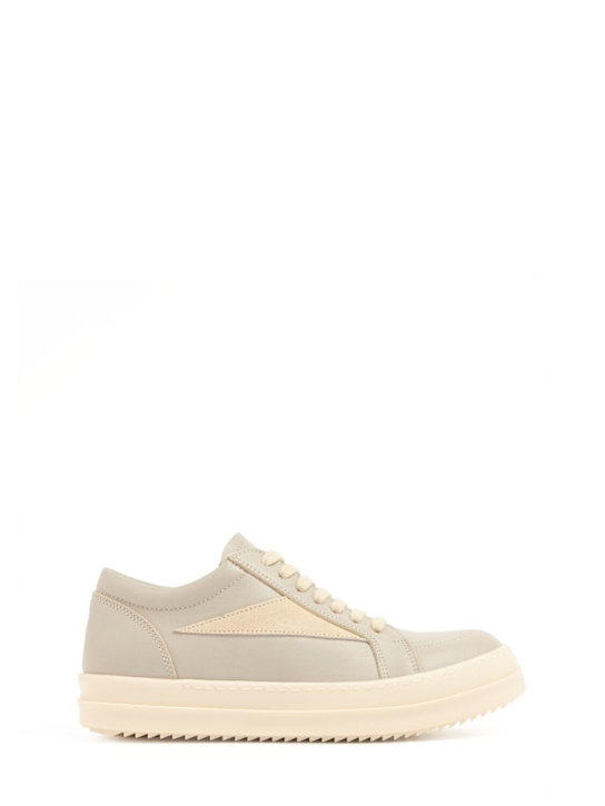 Rick Owens: Baskets à lacets en cuir