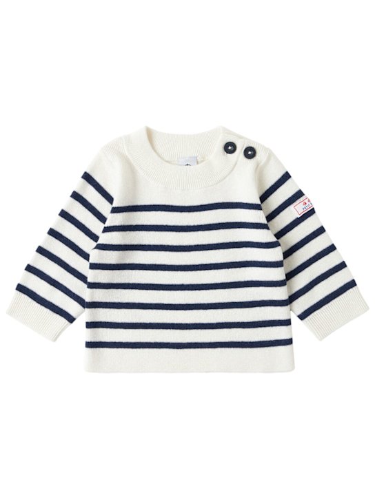 Petit Bateau: Cotton & wool knit sweater