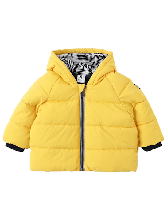 Petit Bateau - Hooded poly puffer jacket