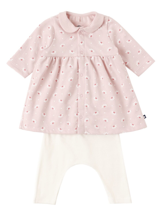 Petit Bateau: Printed cotton dress & leggings